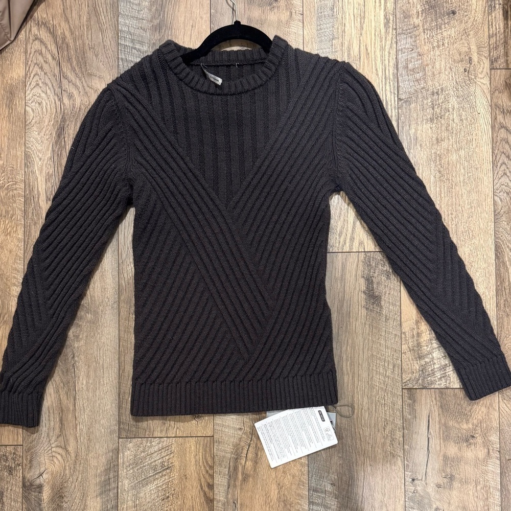 Daniele Alessandrini Italia Grey Sweater. Mens. Large Size. Nwt